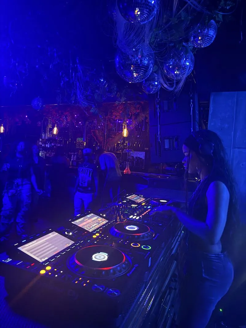 Wifi Wifey behind the decks